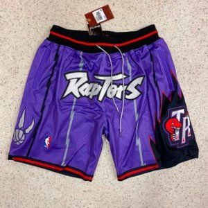 Just Don Shorts Toronto Raptors Shorts Purple